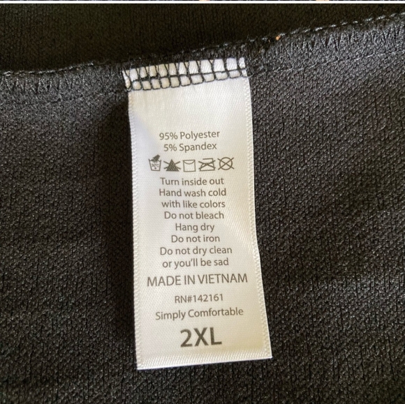 NWT ❤️ Elegant LuLaRoe Amelia Black & Rose Gold/Copper size 2XL - Picture 4 of 8